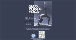 Desktop Screenshot of geospoweryoga.com